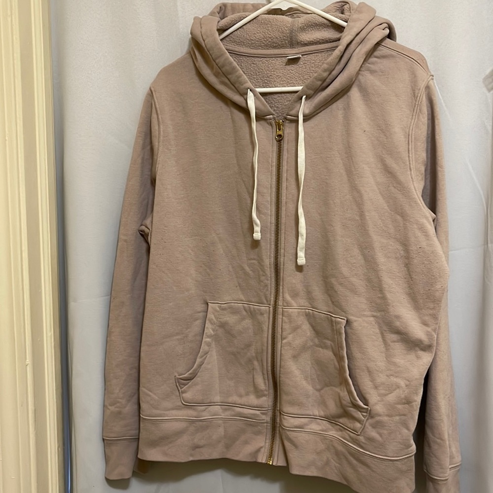 Men’s Old Navy Beige Tan or Cream colored Hoody Hoodie XL